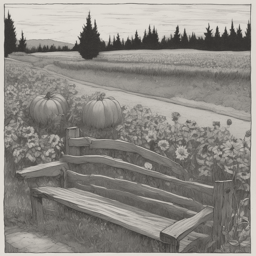 Pumpkin sign found its seat.